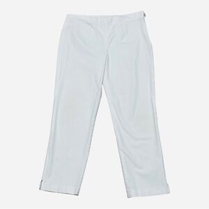 Ming Wang White Cropped Pants Size S
